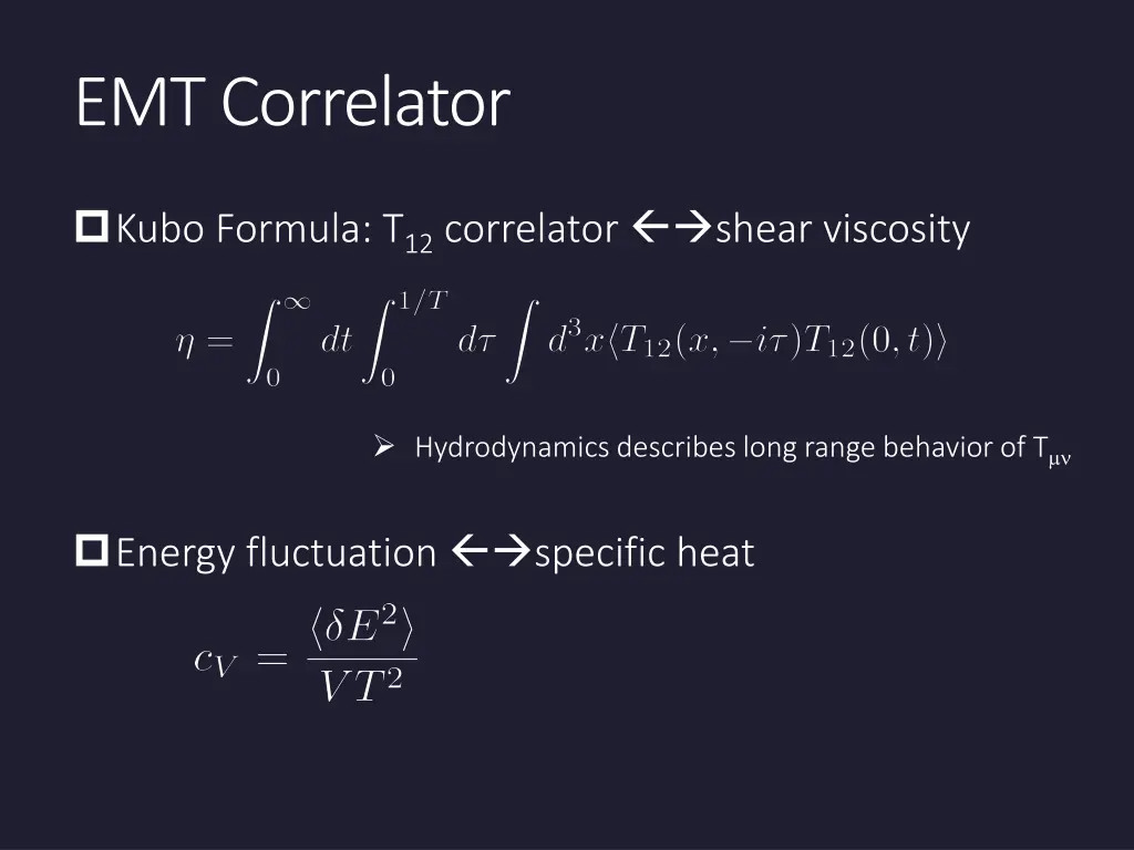 emt correlator