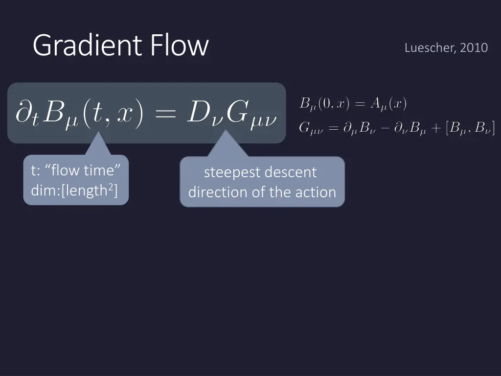 gradient flow