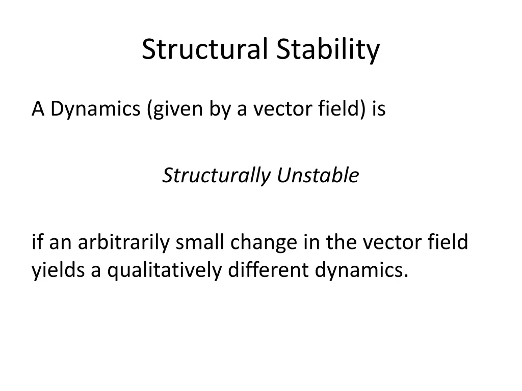 structural stability