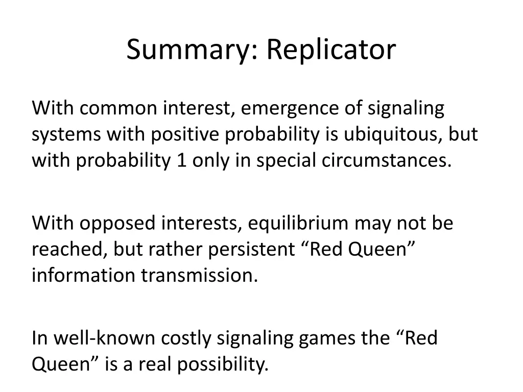 summary replicator