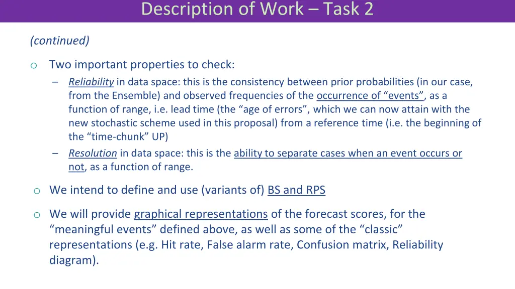 description of work task 2 7