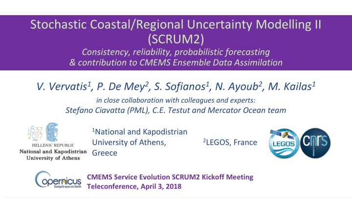 stochastic coastal regional uncertainty modelling