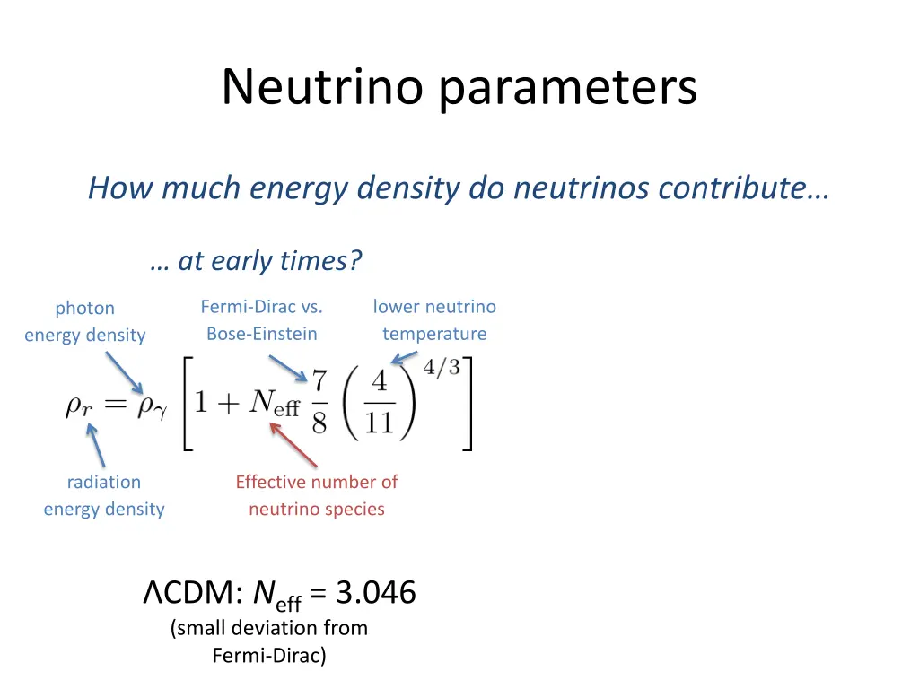 neutrino parameters