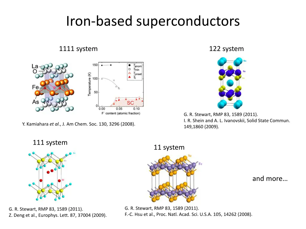 iron based superconductors