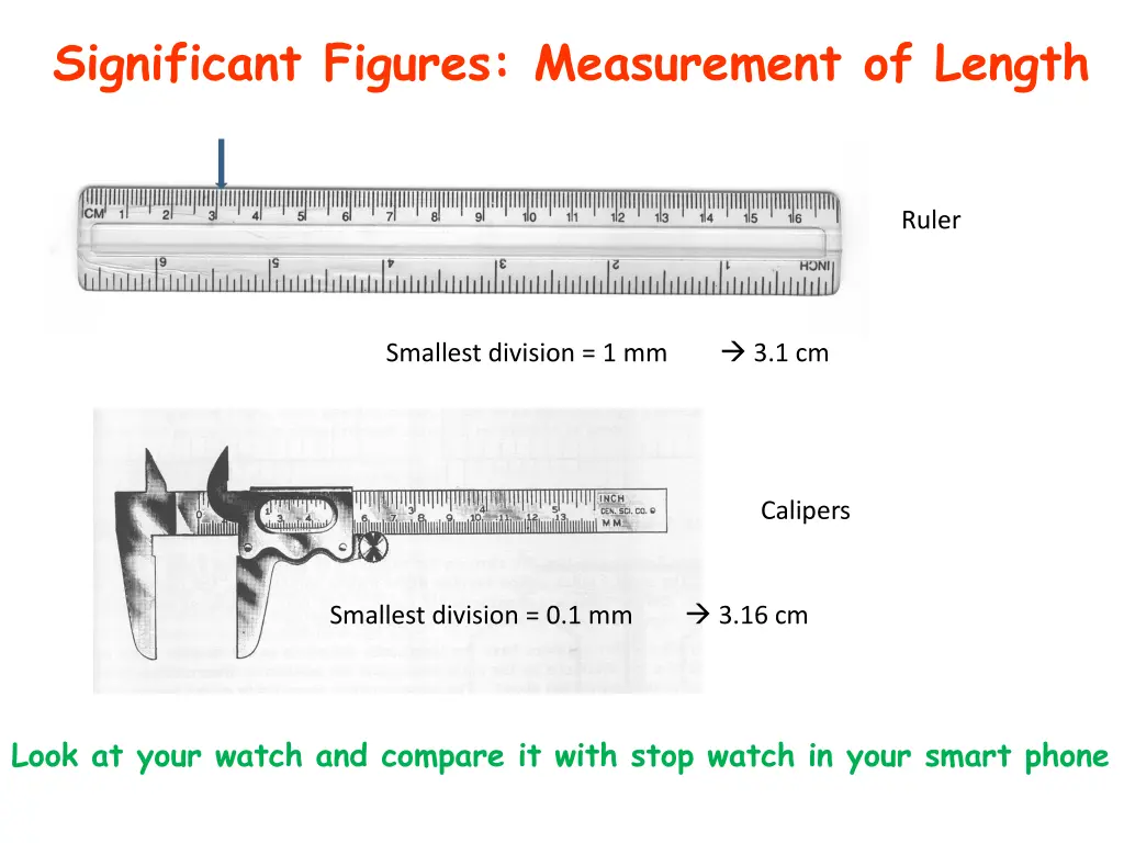 significant figures measurement of length