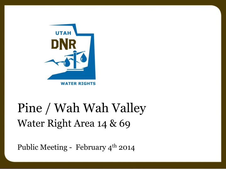 pine wah wah valley water right area 14 69