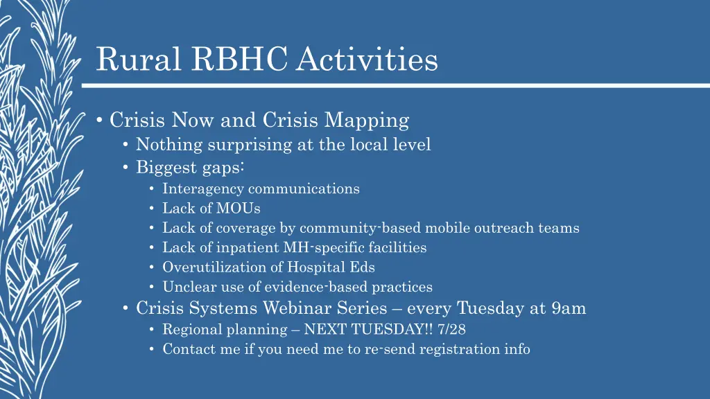 rural rbhc activities 8