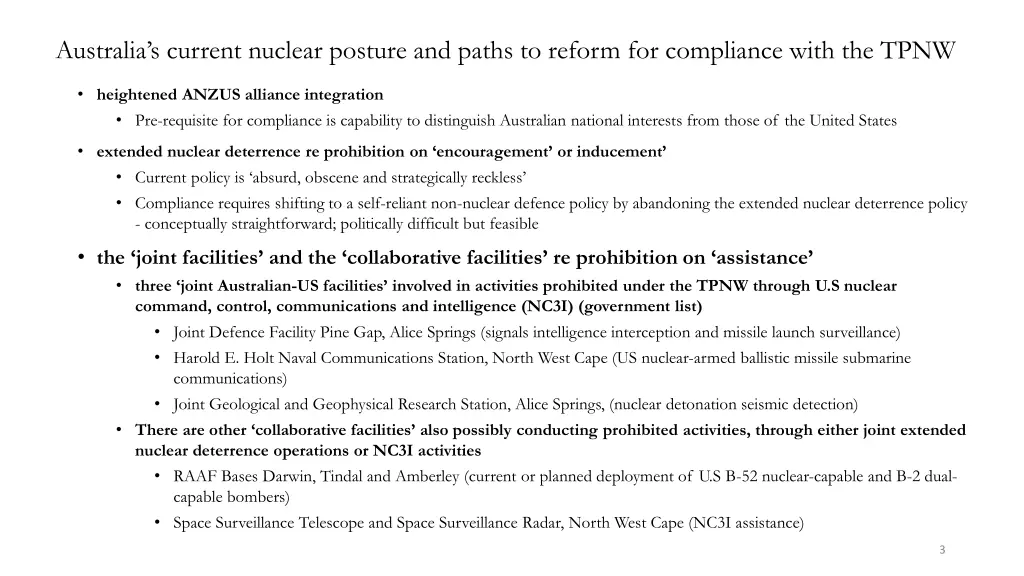 australia s current nuclear posture and paths