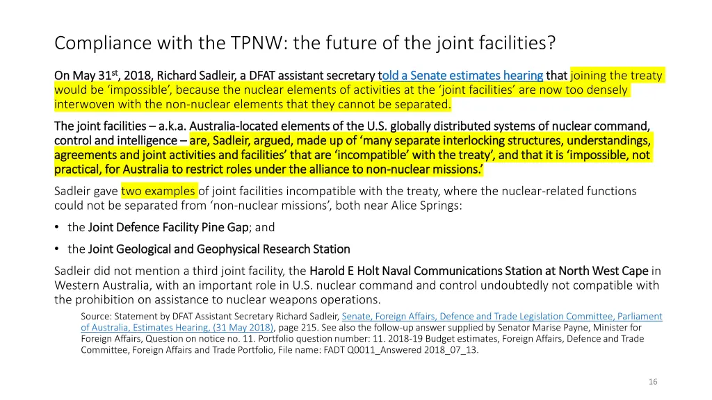 compliance with the tpnw the future of the joint