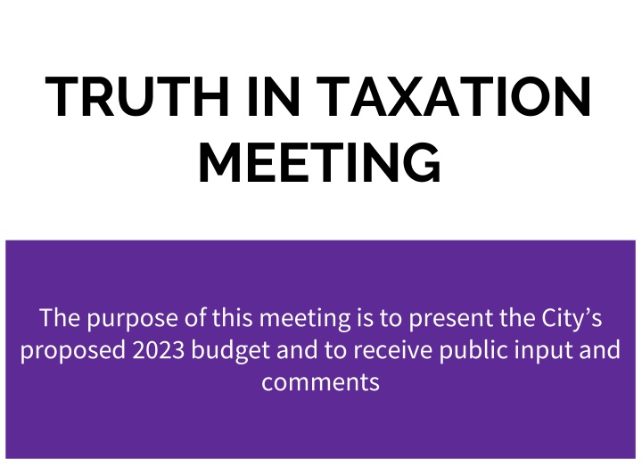 truth in taxation meeting