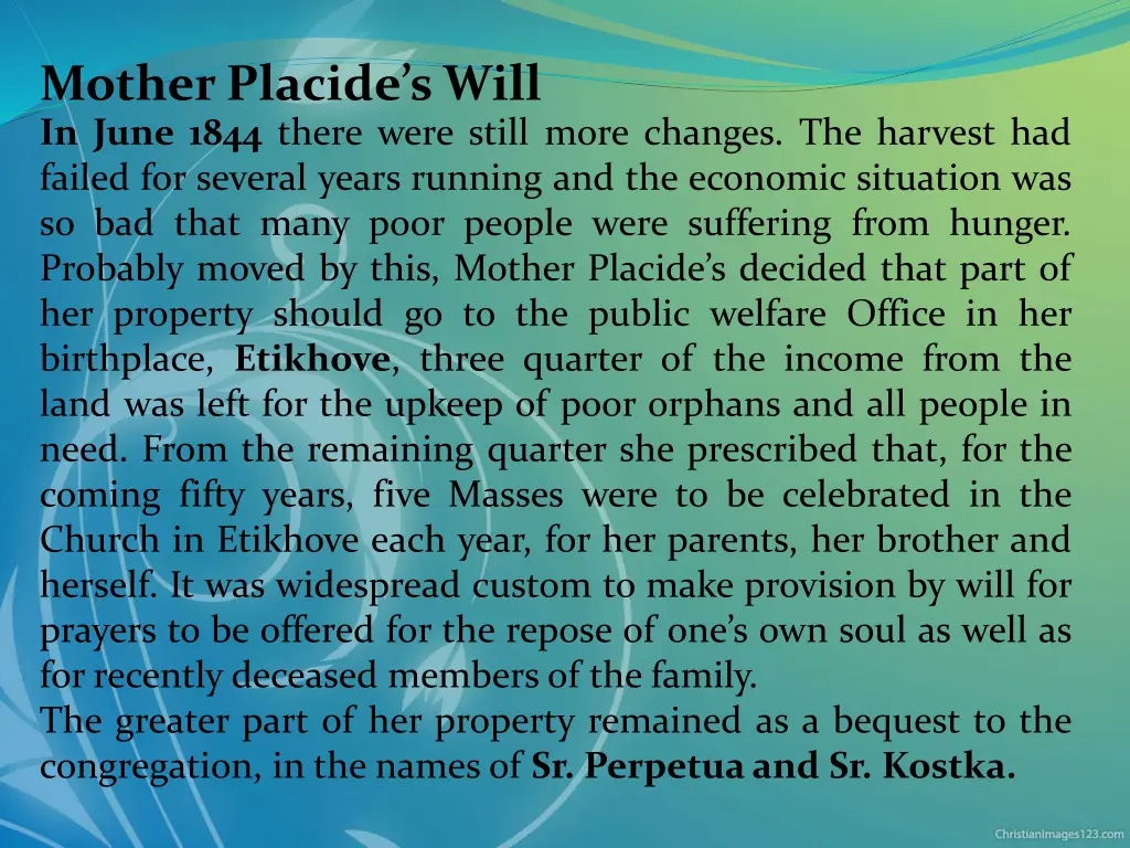 mother placide s will in june 1844 there were