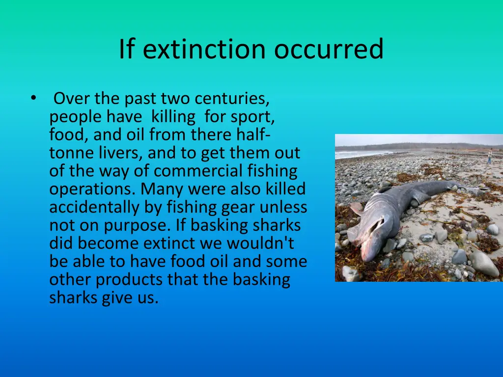 if extinction occurred