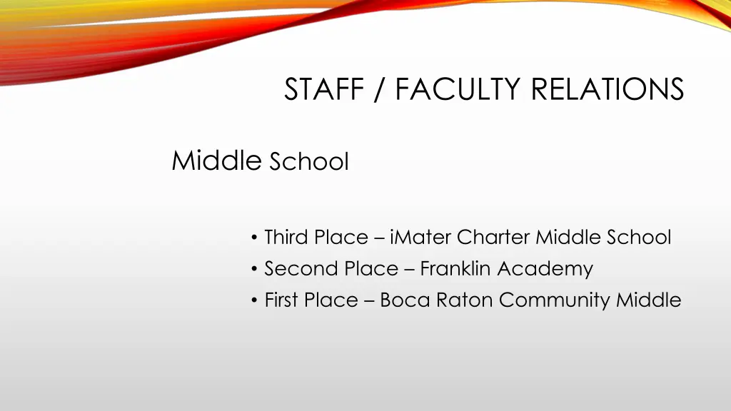 staff faculty relations