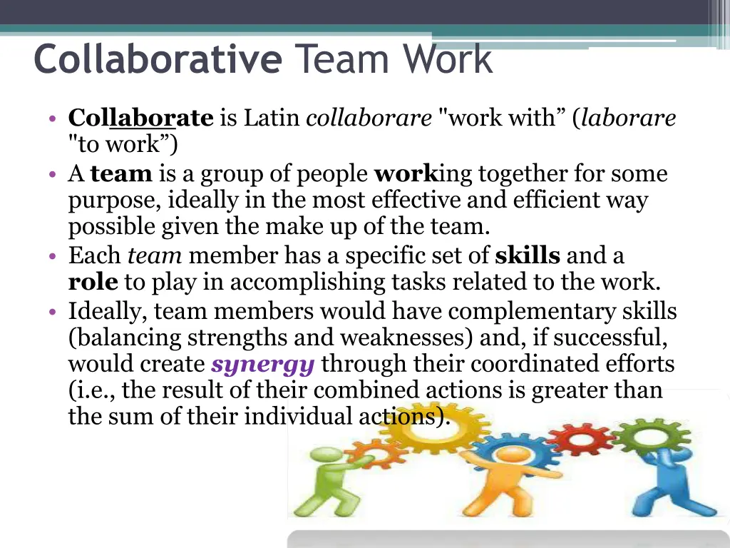 collaborative team work