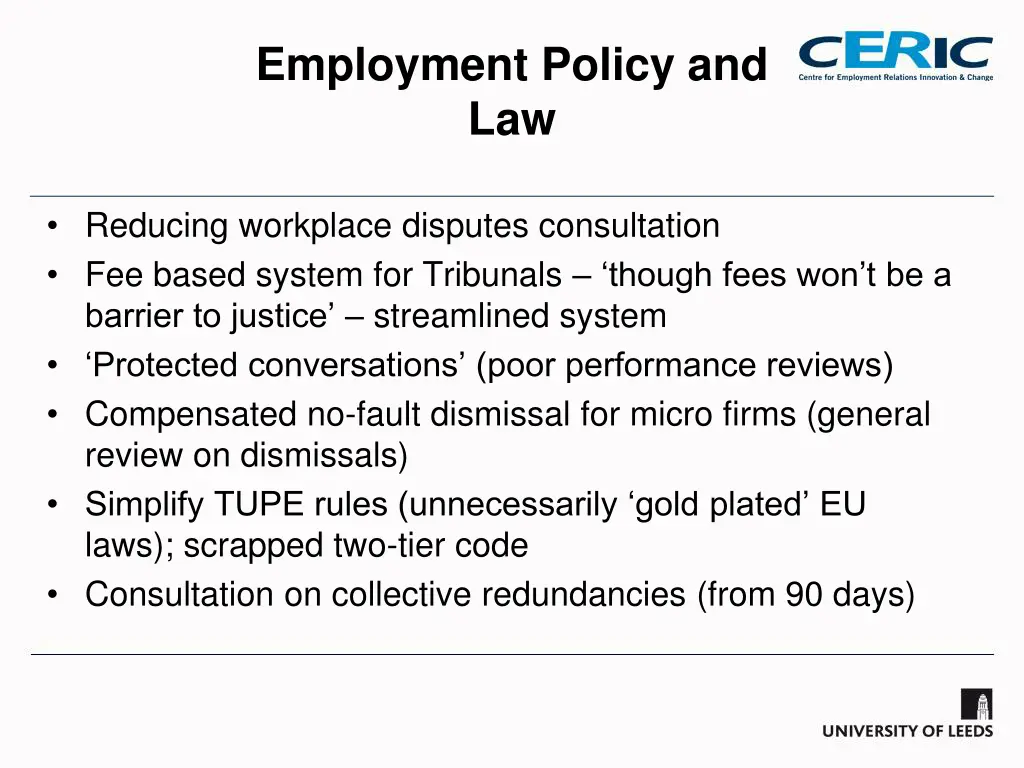 employment policy and law 3