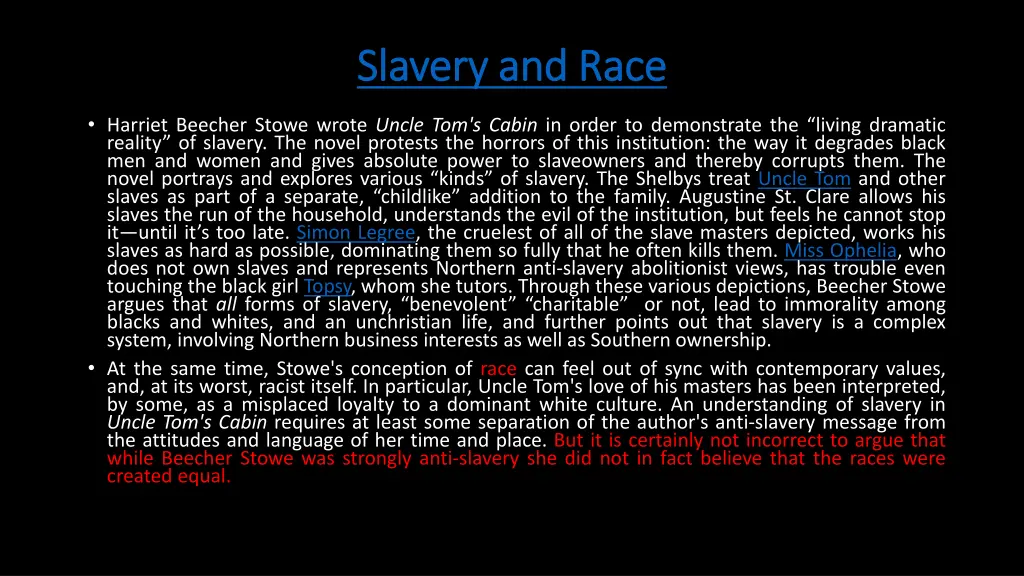 slavery and race slavery and race