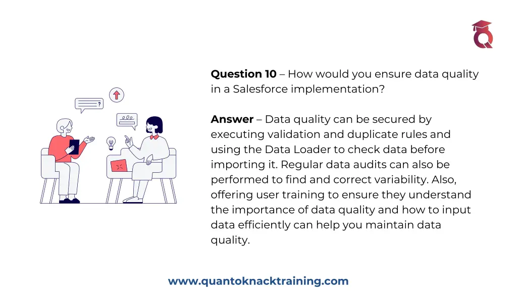 question 10 how would you ensure data quality