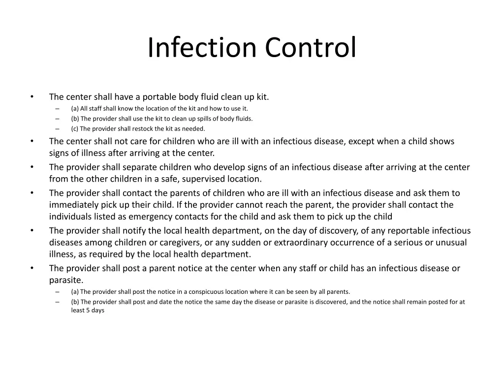 infection control 1