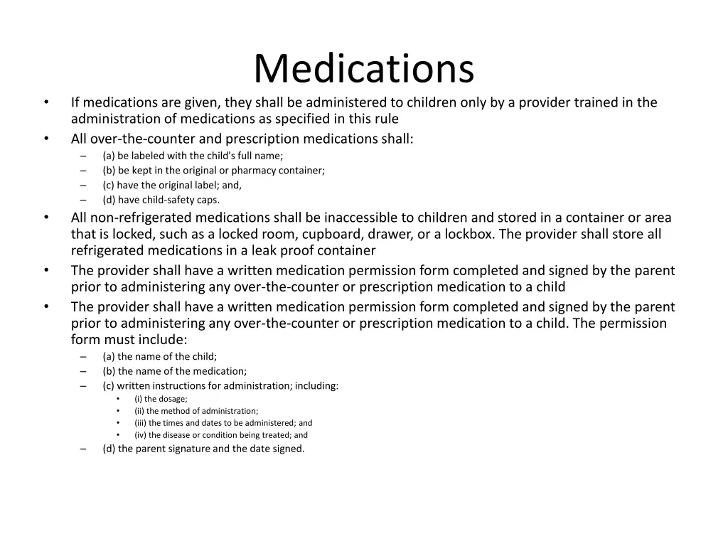 medications