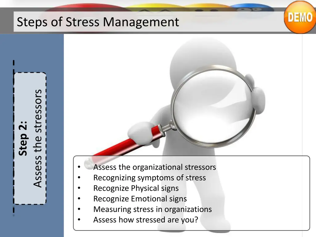 steps of stress management