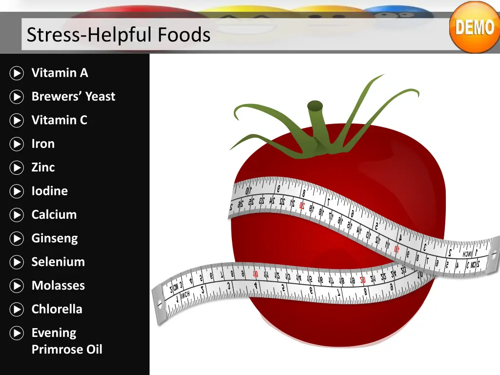 stress helpful foods