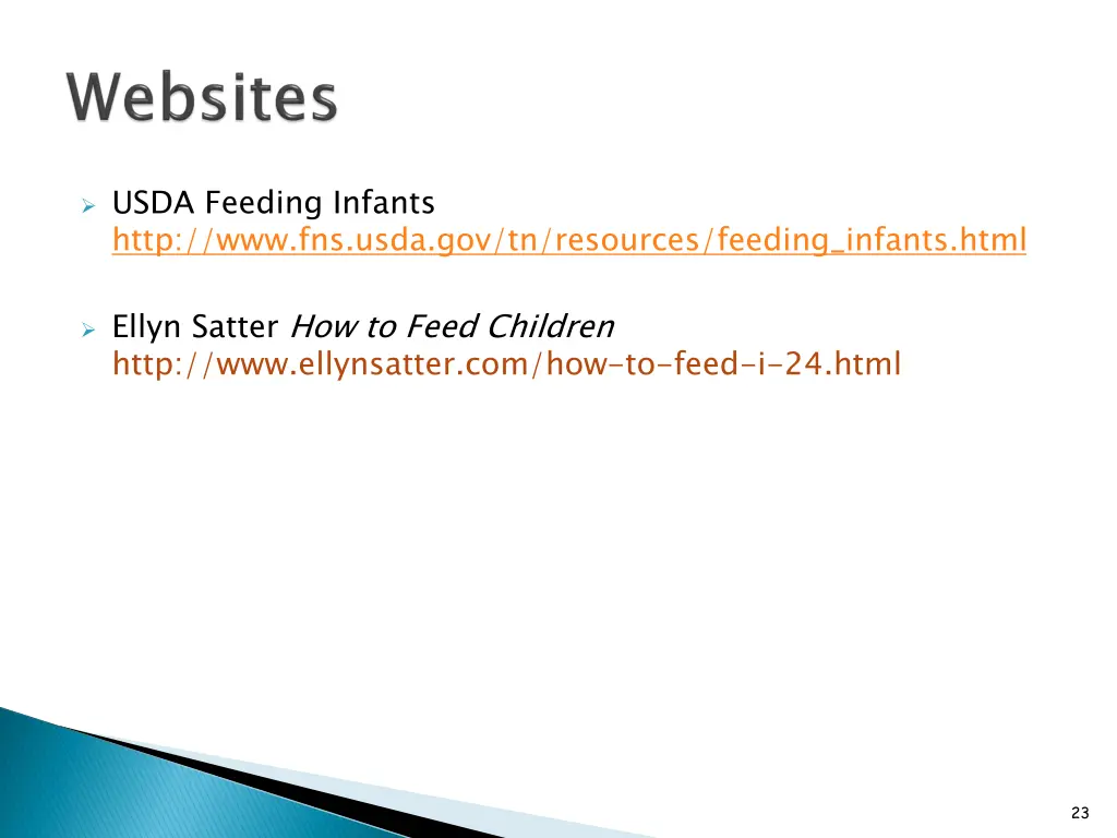 usda feeding infants http www fns usda