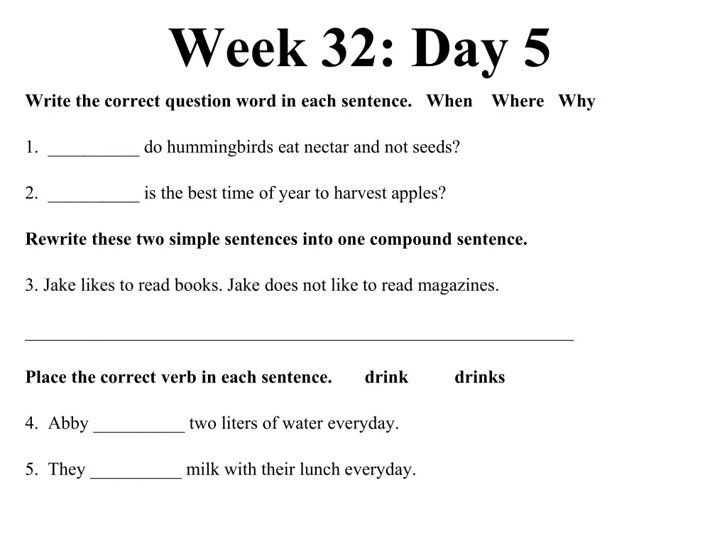 week 32 day 5