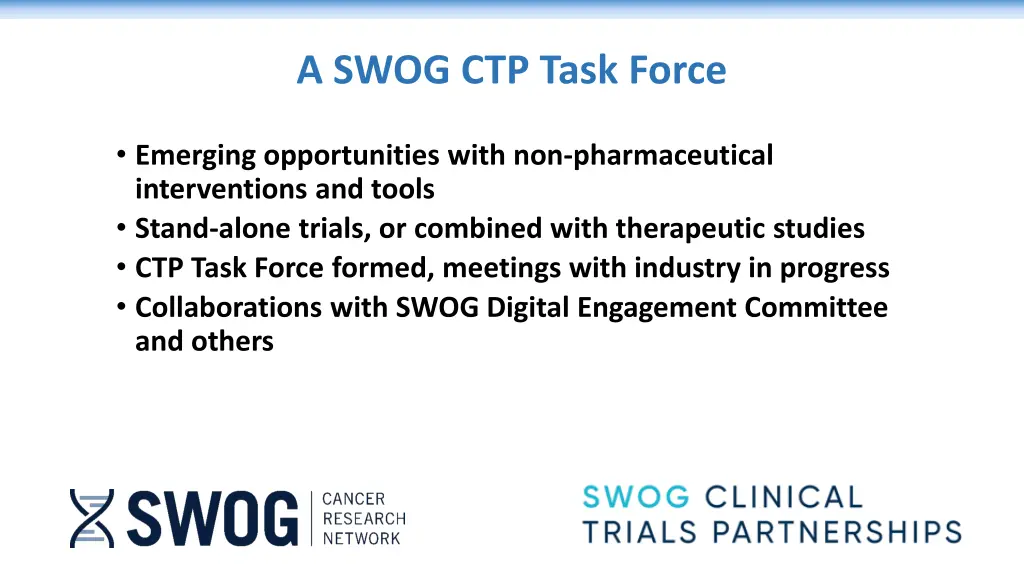 a swog ctp task force