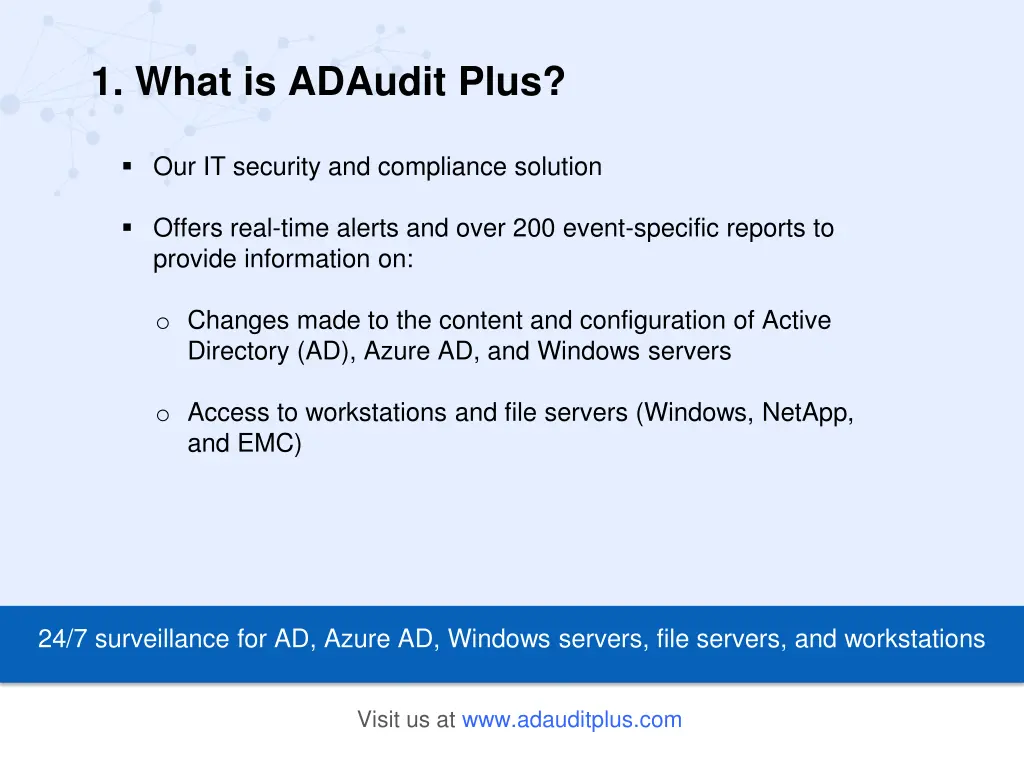 1 what is adaudit plus