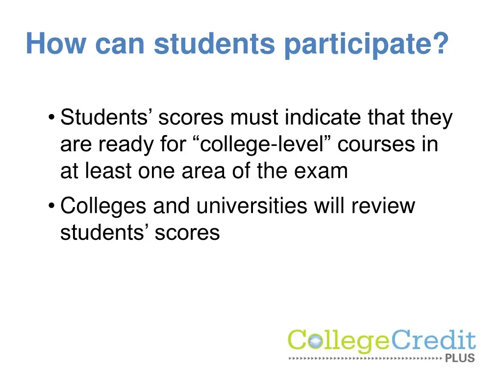 how can students participate 2