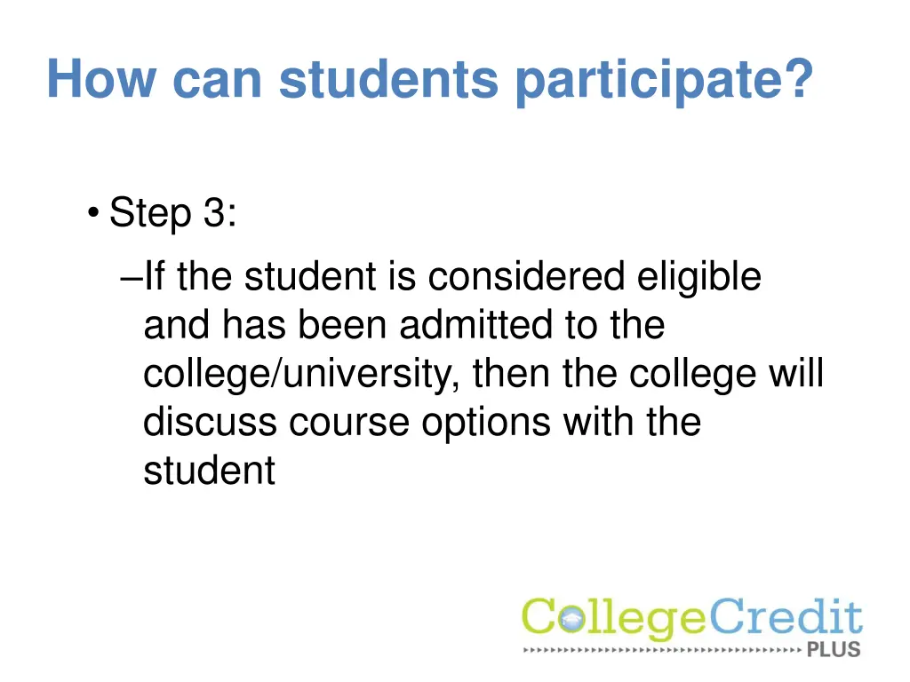 how can students participate 5