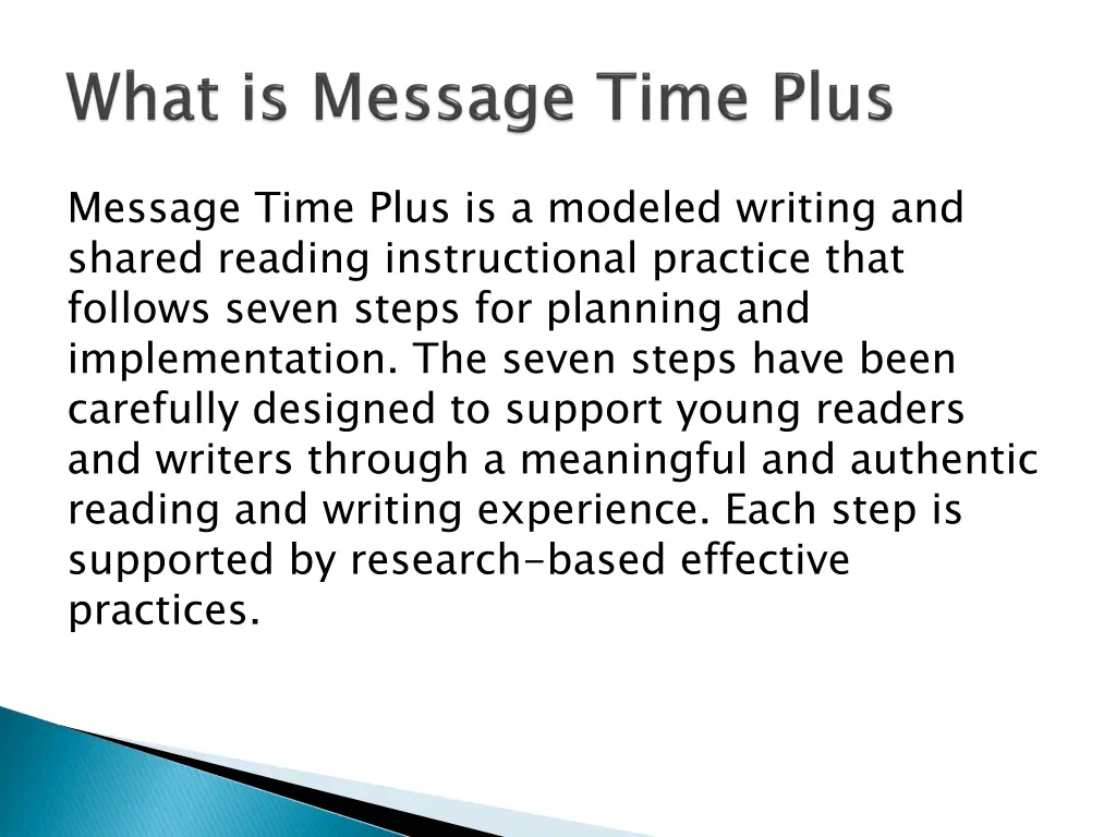 message time plus is a modeled writing and shared