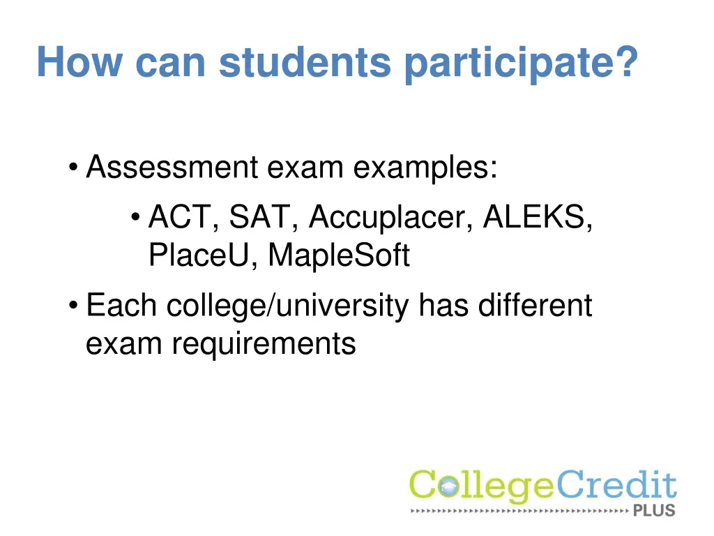 how can students participate 1