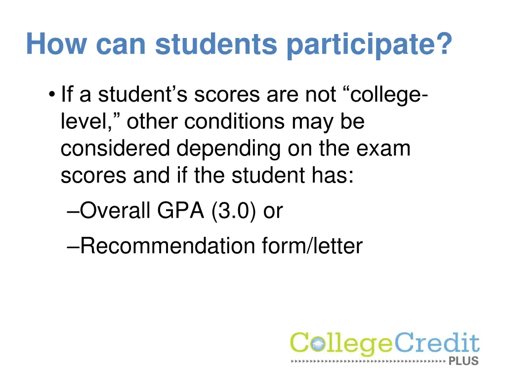 how can students participate 3