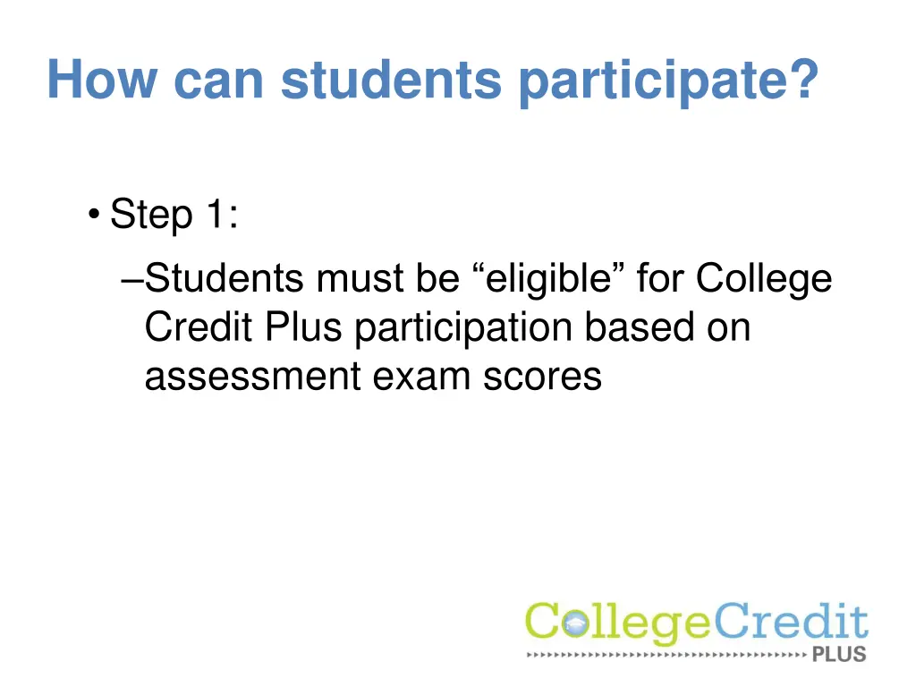 how can students participate