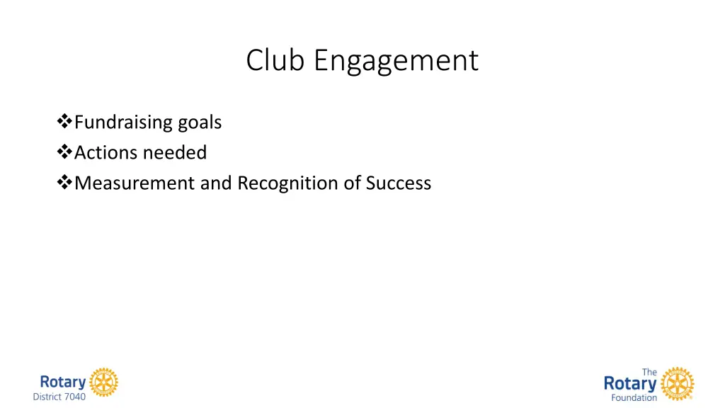 club engagement