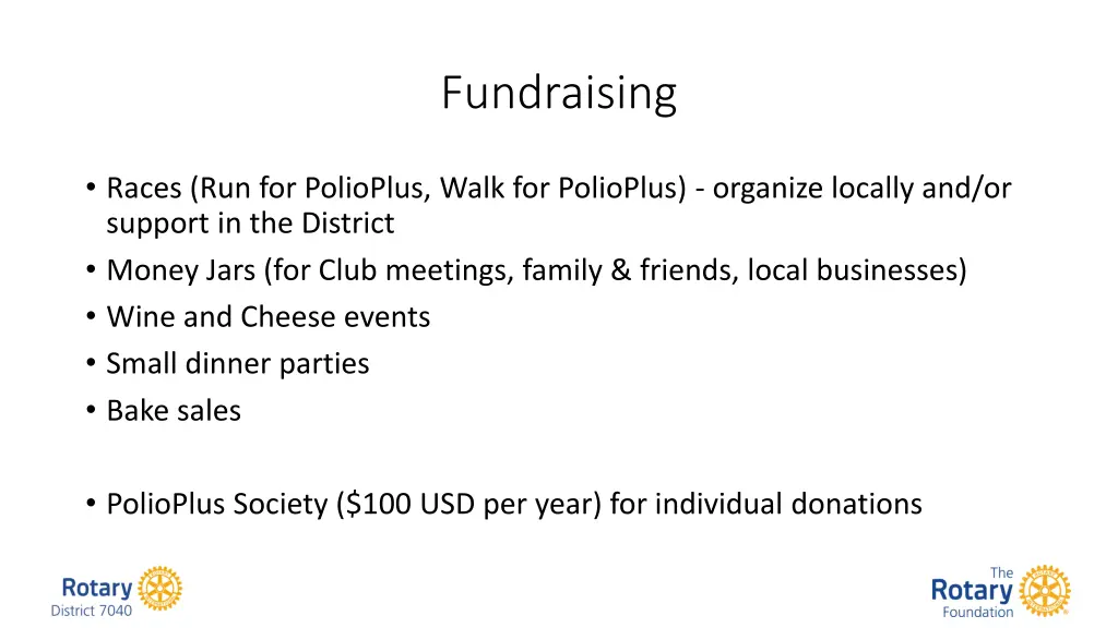 fundraising