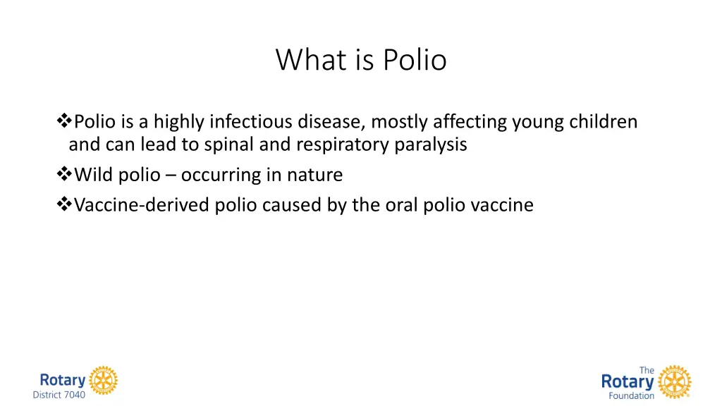 what is polio