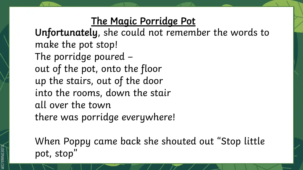 the magic porridge pot the magic porridge pot 4