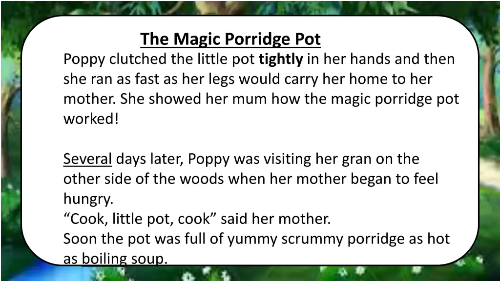 the magic porridge pot poppy clutched the little