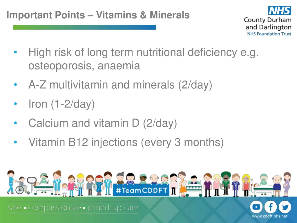 important points vitamins minerals