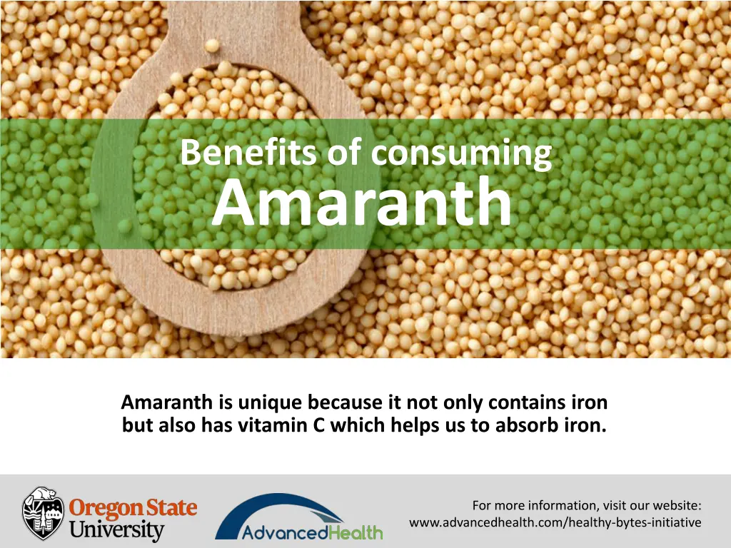 benefits of consuming amaranth 6