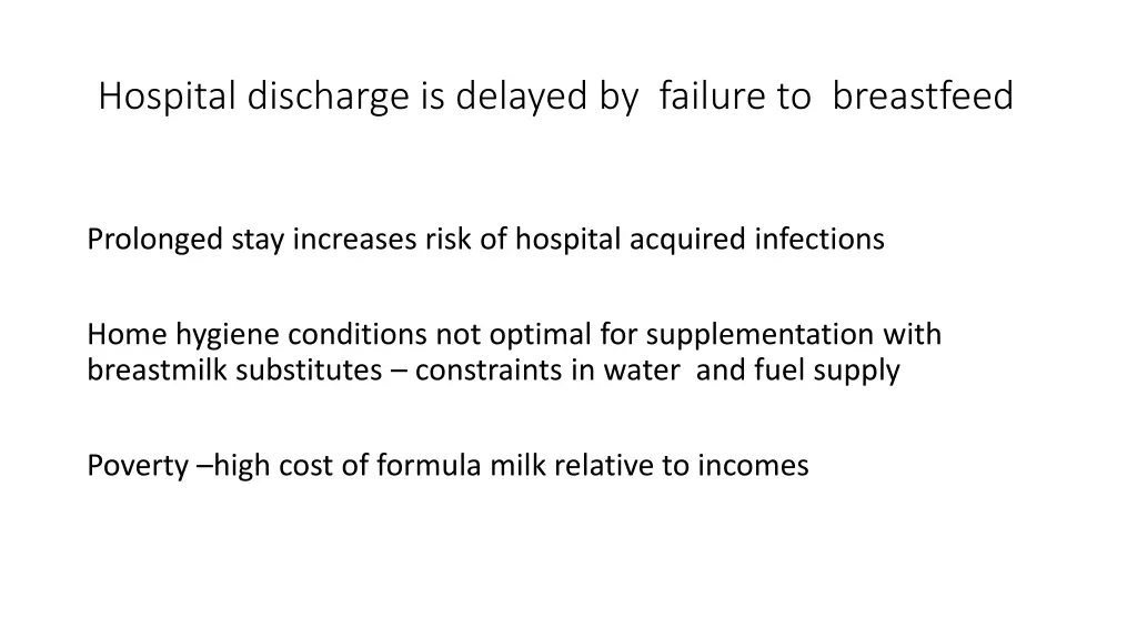 hospital discharge is delayed by failure