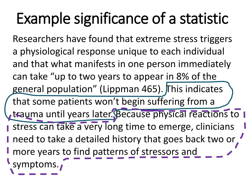 example significance of a statistic example