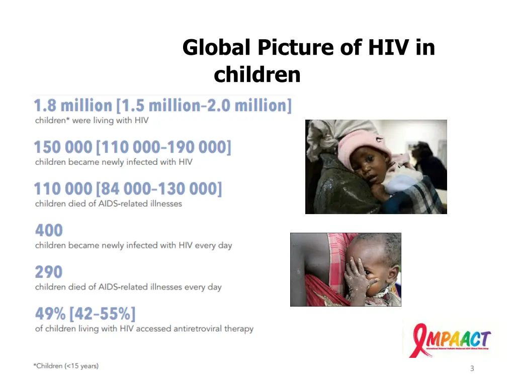 global picture of hiv in children