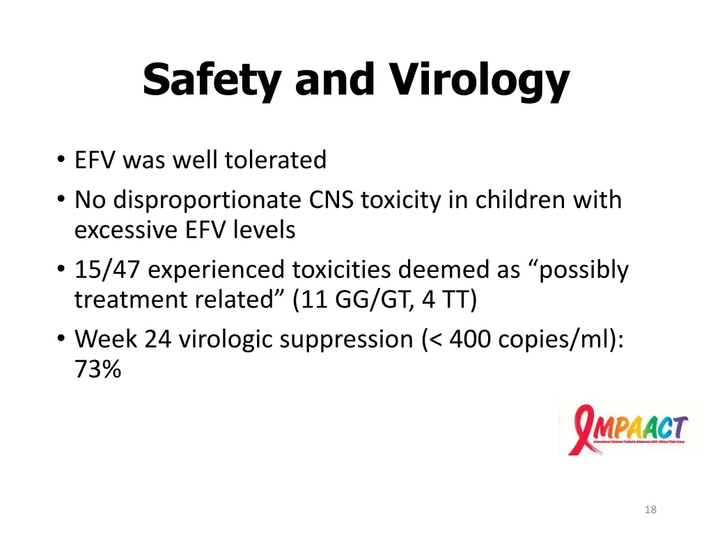 safety and virology