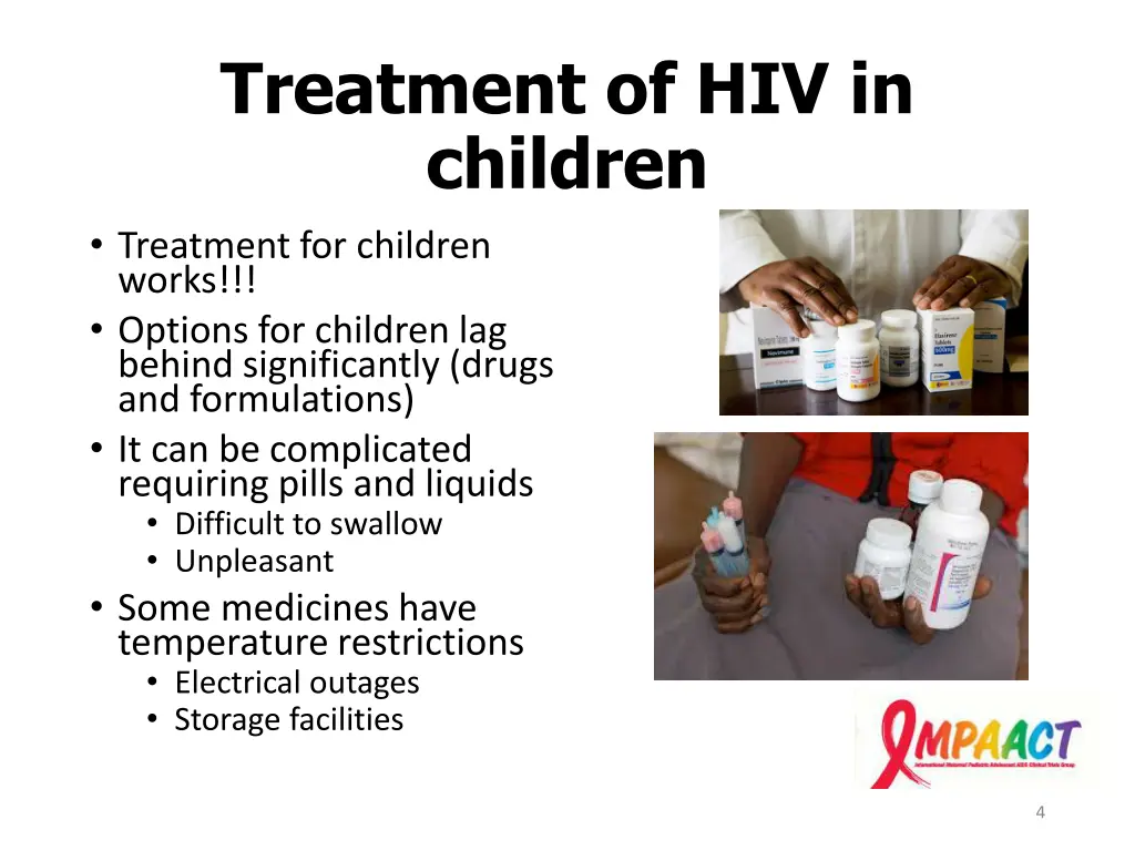 treatment of hiv in children treatment