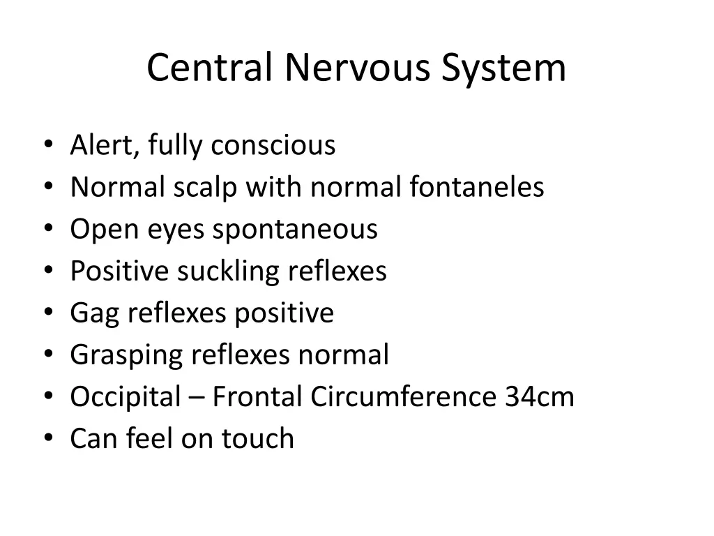 central nervous system