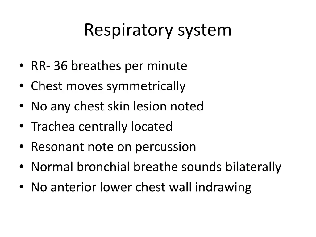 respiratory system