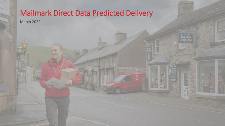 mailmark direct data predicted delivery mailmark